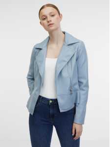 Куртка жіноча зі штучної шкіри блакитна ORSAY