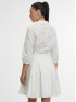 Сукня-сорочка жіноча розкльошена біла ORSAY