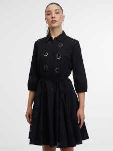 Сукня-сорочка жіноча розкльошена чорна ORSAY