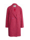 Пальто жіноче з вовни пурпурове ORSAY