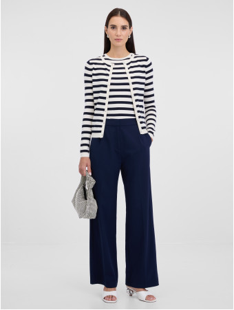 Штани жіночі широкі темно-сині ORSAY