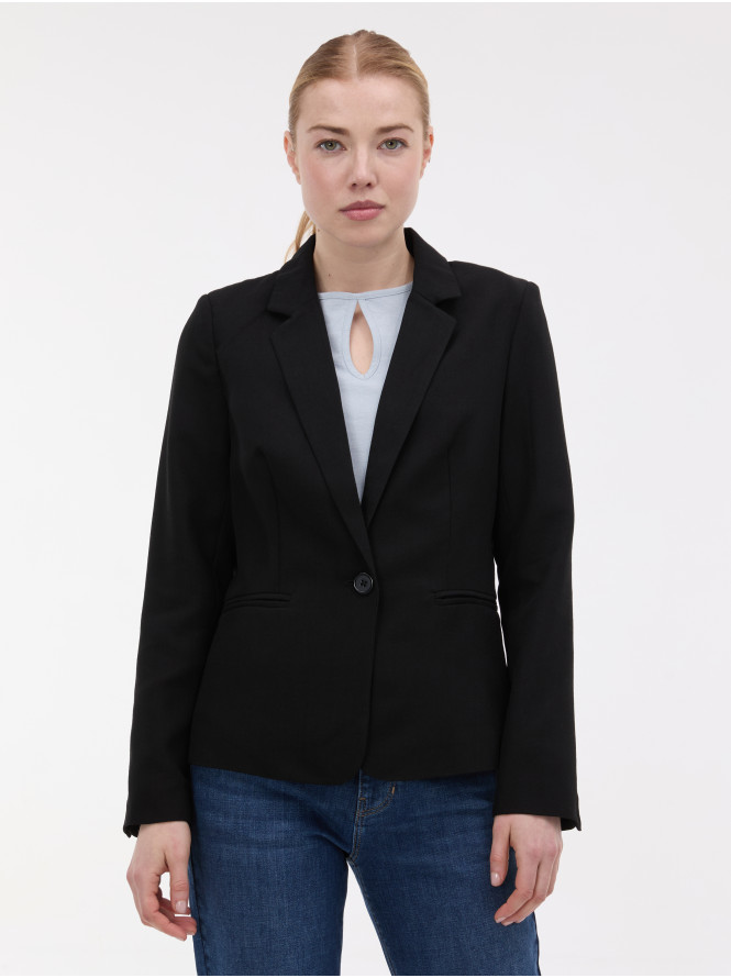 Жакет женский приталенного силуэта черный ORSAY