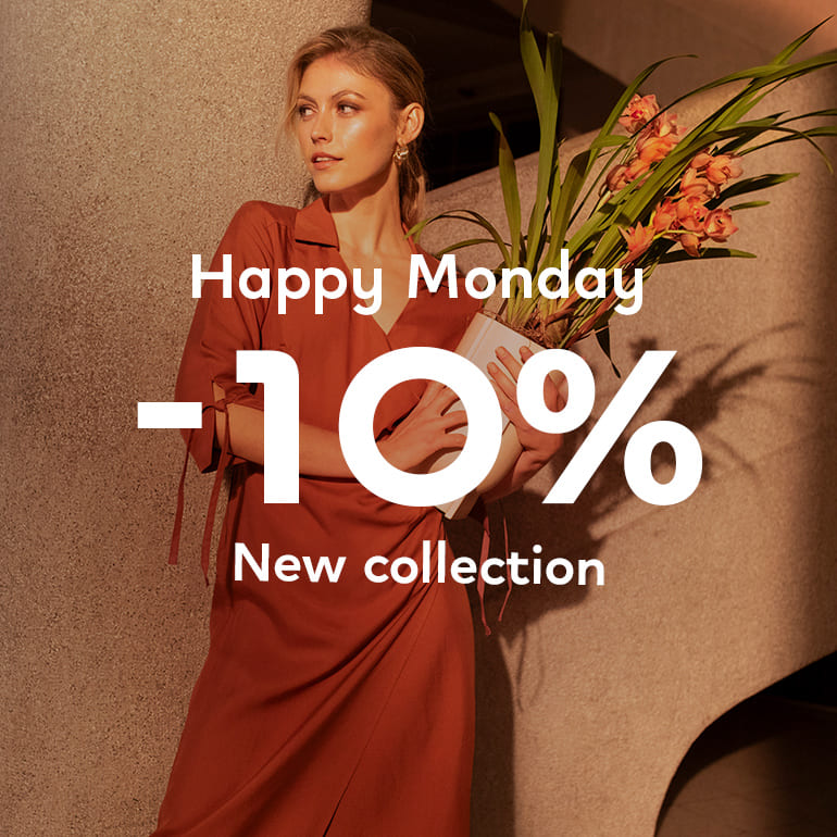 Акція Happy Monday в магазинах ORSAY - знижка 10% на усі товари з нової колекції